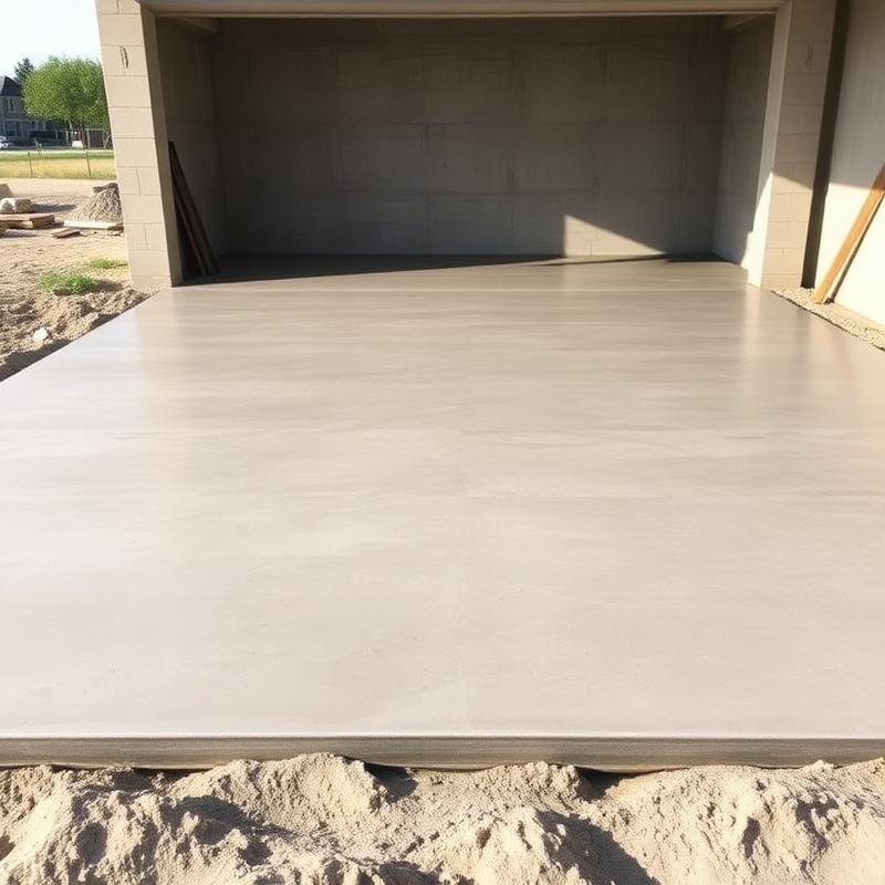 Completed concrete slabs project in Charlotte