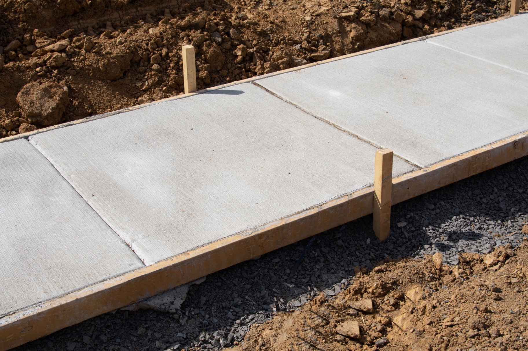 Walkways & Sidewalks concrete project in Charlotte